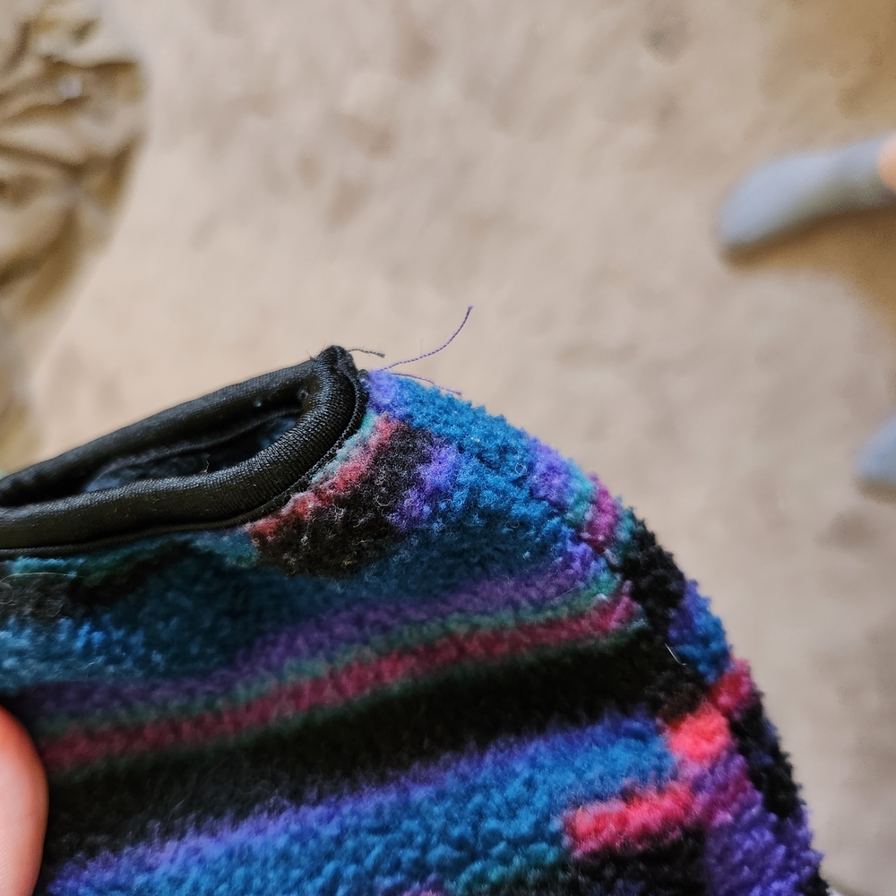 Colorful Patterned Pullover Sweater - image 5